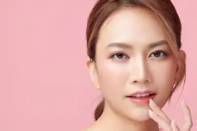 muestra perfecta del maquillaje coreano